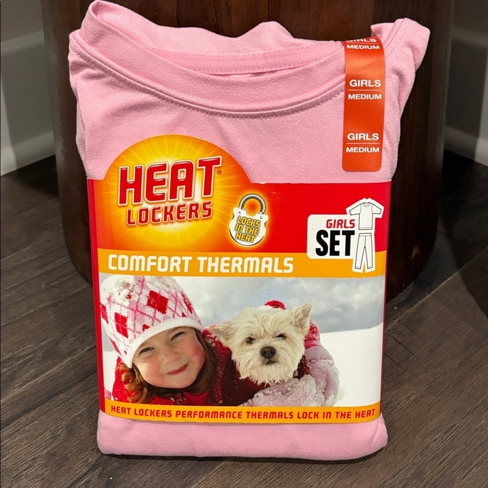 Heat Lockers 2 pc. Thermal insulated crew & pants, base layer,soft,stretch